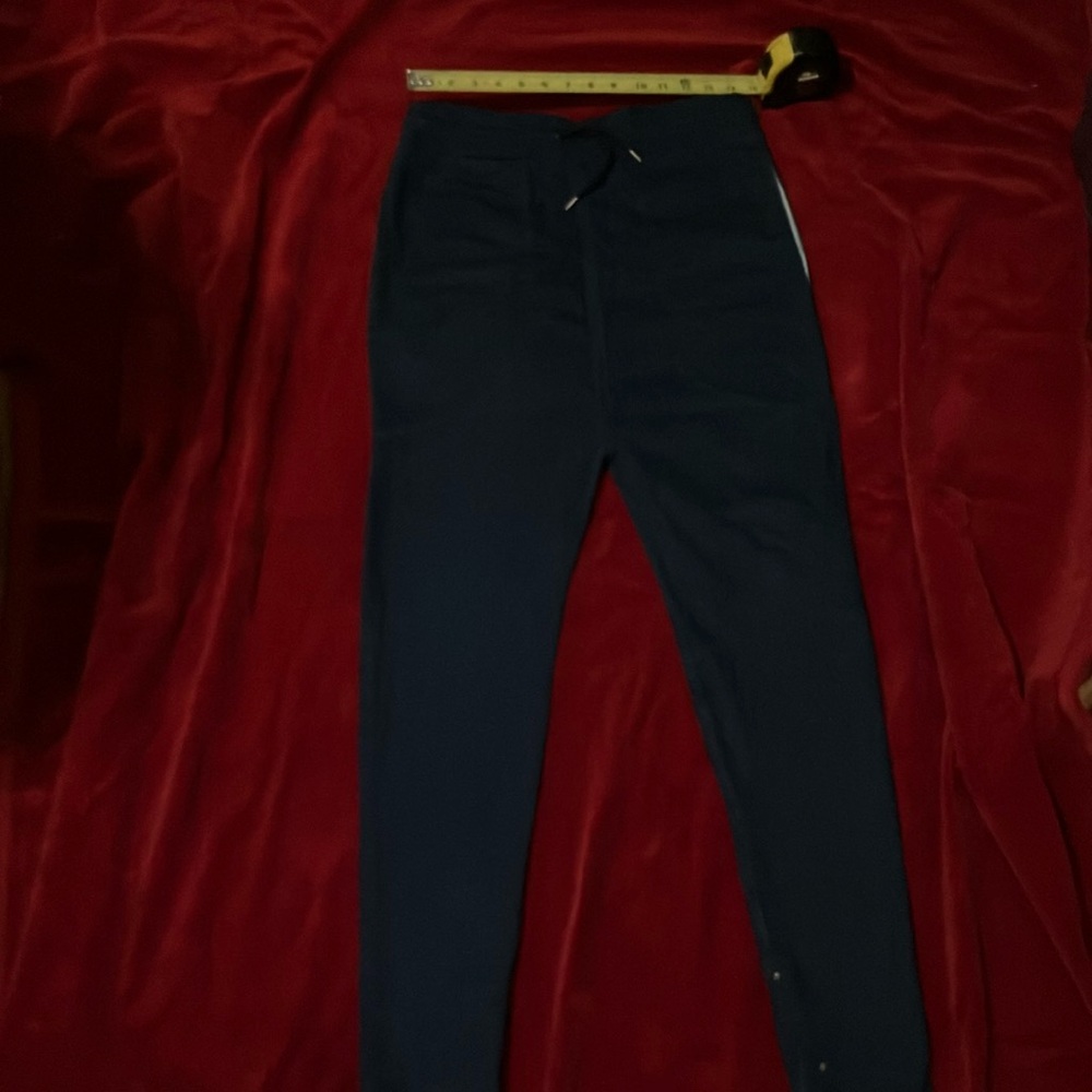 I Love Ugly Hi Stranger Pants Men's Medium 30 Straight Leg Chino Navy Blue